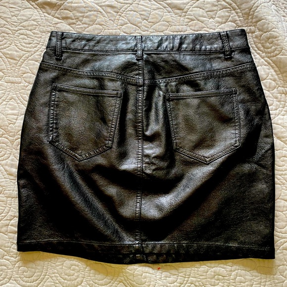 Just Quella Faux Leather Mini Skirt - Picture 2 of 3